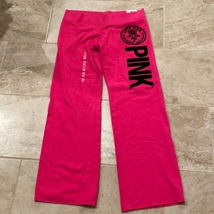 Pink sweat pants!